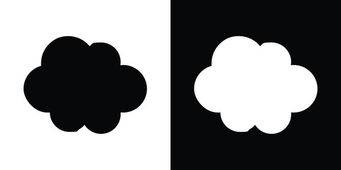 Clouds icon vector design template elegant style