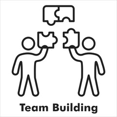 Team Building Outline Icon