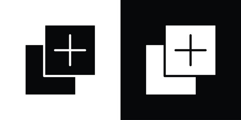 Add apps icon vector design template elegant style