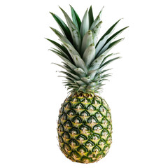 Fototapeta premium Fresh pineapple on black background