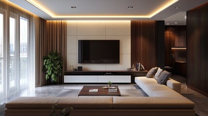 Modern living room interior
