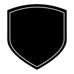 logos glyph icon. shield glyph icon