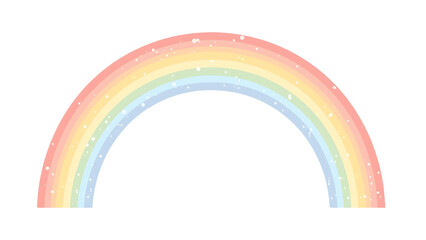 Obraz premium rainbow isolated on transparent PNG, background.