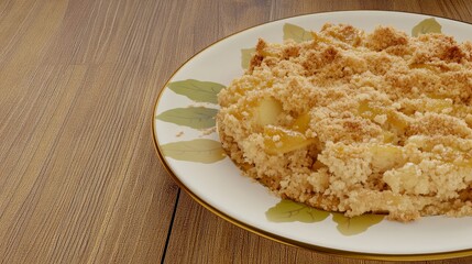 Apple Crumble: A Delightful Dessert - Recipe, Photography, and Styling