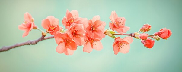 Delicate blossoms whisper of spring s arrival a promise of renewal bathed in soft pastel light and