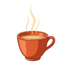 Steaming Cup of Coffee: Warmth and Comfort