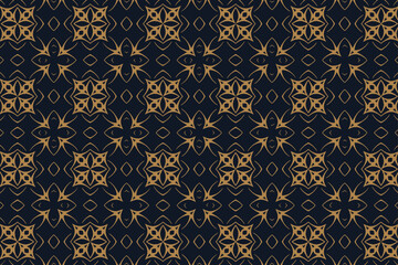 Ethnic blue background, cover design, banner, stylish wallpaper. Geometric decorative pattern. Tribal ornaments, arabesques, mandala, logo of the East, Asia, India, Mexico, Aztec, Peru.