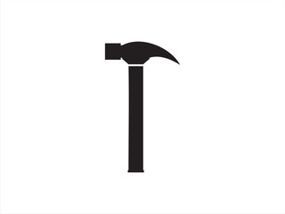 Hammer, Building, Construction, Industry icon vector isolated white