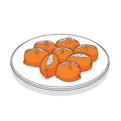 Dumpling Delights: A Plate of Culinary Art