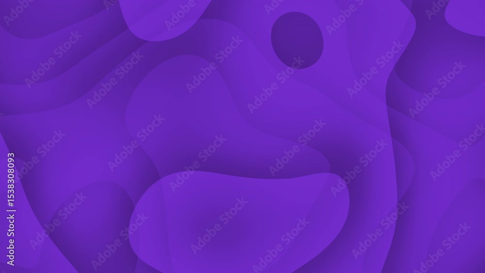 Aufkleber abstract purple background with flowing shapes; suitable for graphic design projects, website backgr