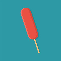 Collection of flat summer icons including tropical elements, beach items, and travel essentials. Perfect for web, apps, posters, and seasonal designs.