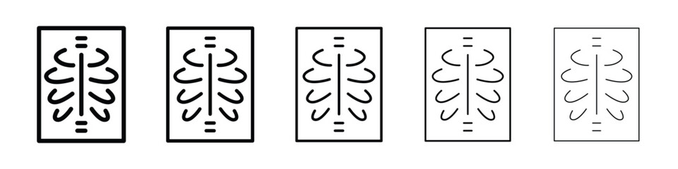 X ray icon for social media, app, and web design. Vector illustration.