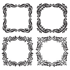 Celebratory Summer Decorative Vector Floral Border Packs
