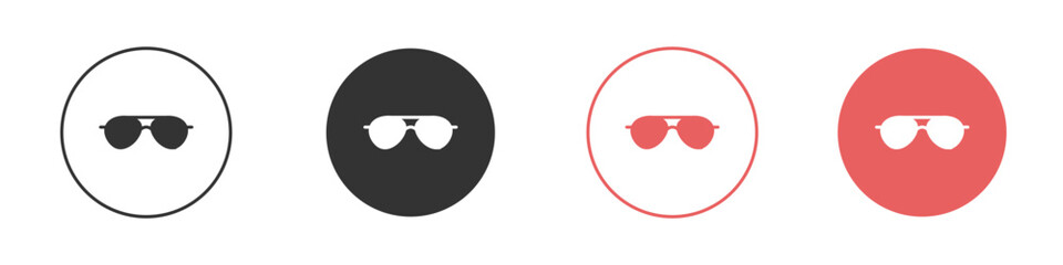 Sunglasses icon simple flat graphic illustration. © Espinoza