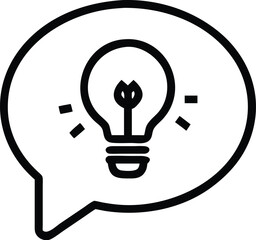 light bulb vector icon