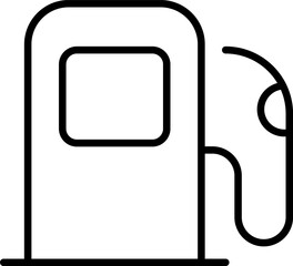 Public and Municipal Transport Line Icons Set — Thin Linear Vector Symbols of Travel and Transit .