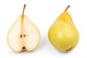 pear on white background