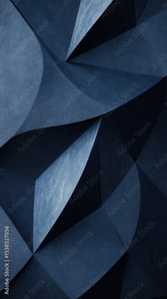 Poster intriguing navy blue abstract background design combining glossy and textured elements, creating a f