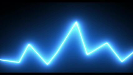 Abstract red neon lights animated on a dark background. abstract neon Lines moving up screen saver, background. animated movingblue light screen 3d rendering, presentation design background, - Powered by Adobe