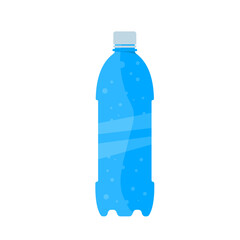 plastic water bottle – vector icon