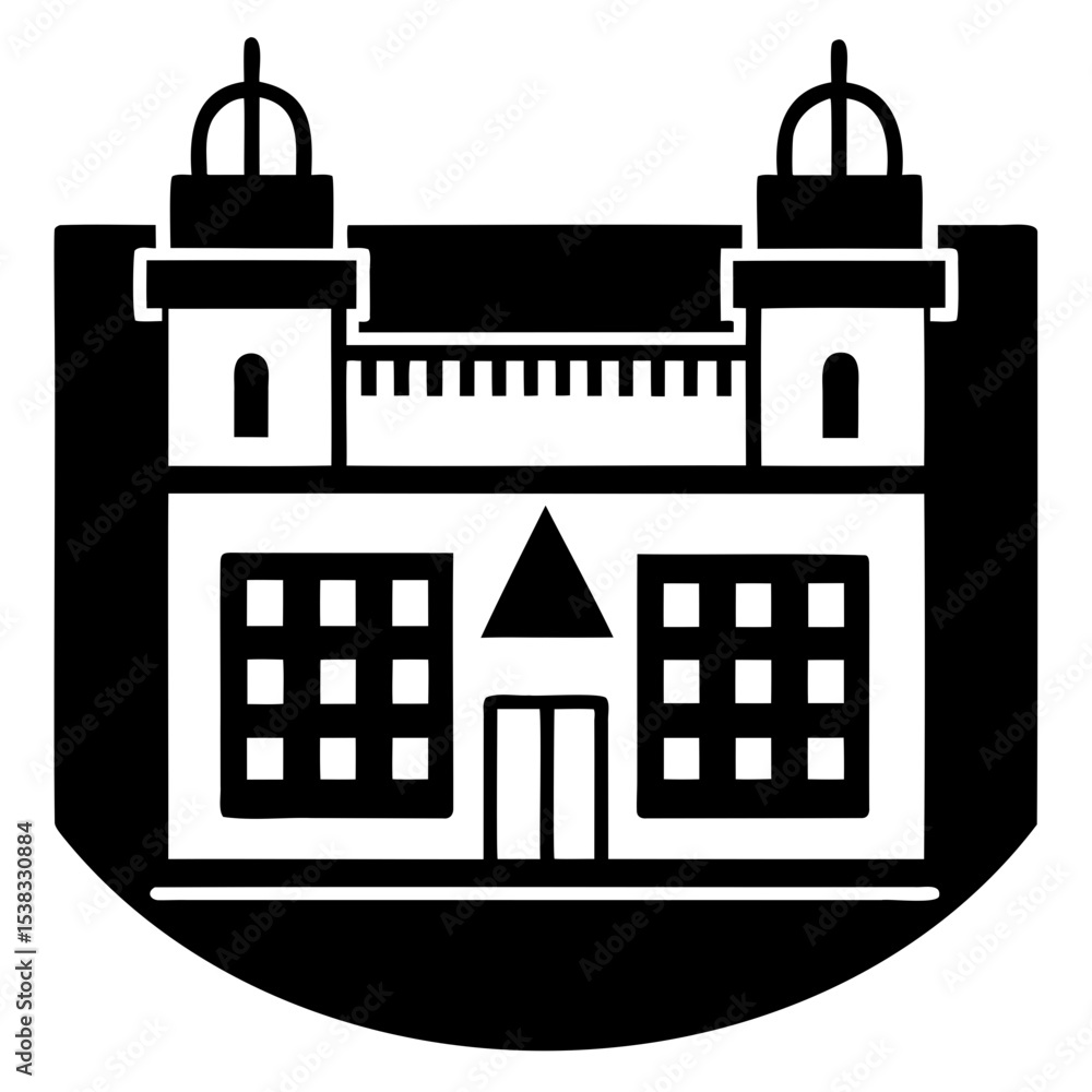 Fototapete academic calendar silhouette in vector format with transparent background