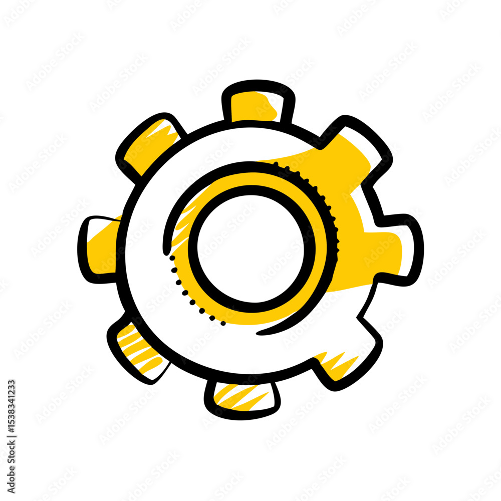 Poster settings on transparent background for web and graphic design