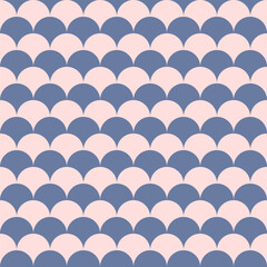 Modern blue and pink circular overlapping pattern – seamless, stylish, and perfect for branding, packaging, or digital design. Ideal for backgrounds or textures. Trendy and versatile.
