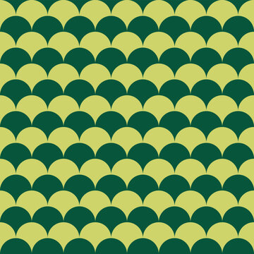 Modern green circular overlapping pattern &ndash; seamless, stylish, and perfect for branding, packaging, or digital design. Ideal for backgrounds or textures. Trendy and versatile.