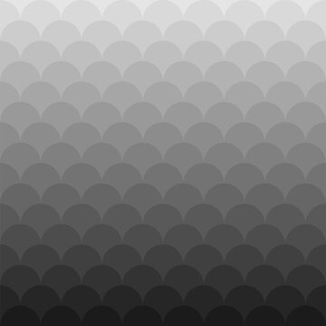 Modern black and white gradient circular overlapping pattern &ndash; seamless, stylish, and perfect for branding, packaging, or digital design. Ideal for backgrounds or textures. Trendy and versatile.