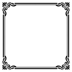 Square frame Vector