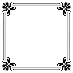 Square frame Vector