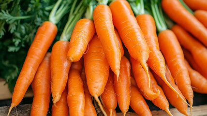 A Fresh Carrots Background