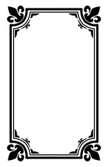Frame Margin vector ornament