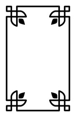 Frame Margin vector ornament