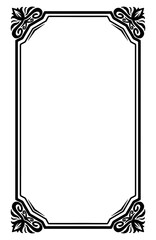 Frame Margin vector ornament