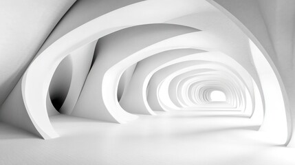 Obraz premium Abstract architectural interior design.