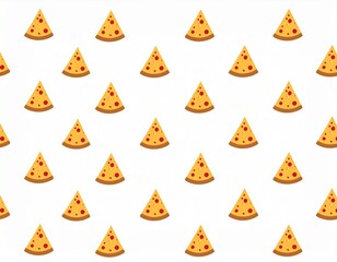 アメリカンなピザのシンプルなパターンの背景