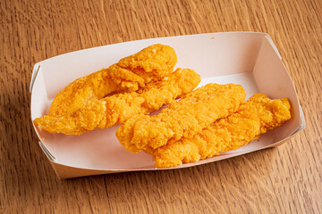 Crispy fried fish fillets shine, ideal for a quick, satisfying lunch or snack