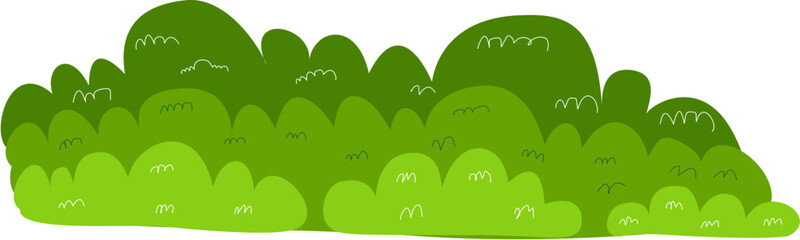 flat green grass