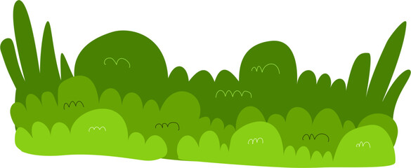 flat green grass