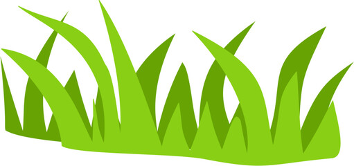 flat green grass