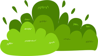 flat green grass