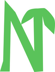 litera alfabetu angielskiego – czcionka wektorowa © Laura