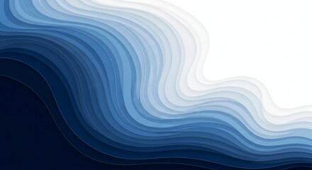abstract blue wave background