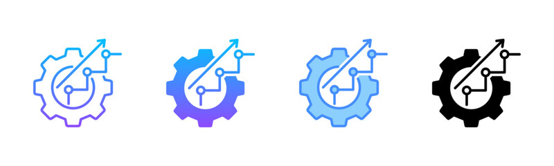 Advancement Multi Style Icon Set