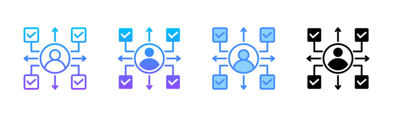 Multitasking Multi Style Icon Set