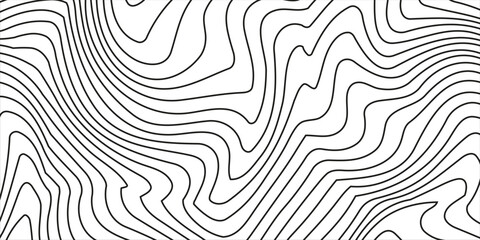 Optical illusion. Abstract lines background. Geometric Black and White.