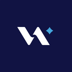 Modern, Abstract Letter "W" Logo Design.