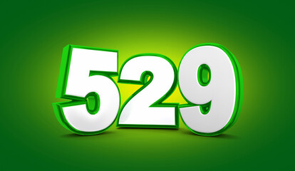 529 College Tuition Savings Plan Save Money for Education Account Number 3d Illustration