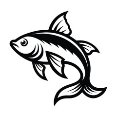 Fish Swimming Illustration